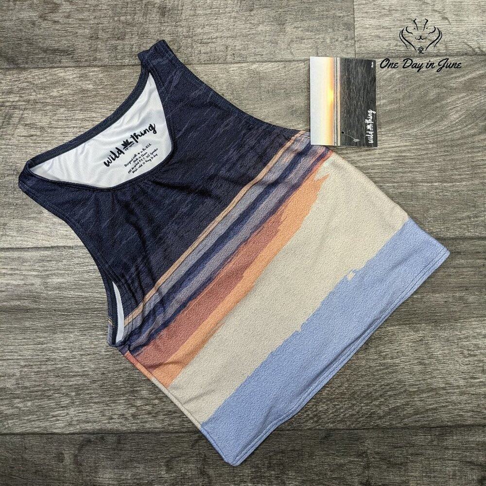 Wild Thing Workout/Yoga Crop Tank Top Size L